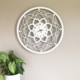 Lace Mandala Clock
