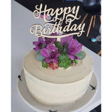 Happy Birthday Cake Topper (Script)
