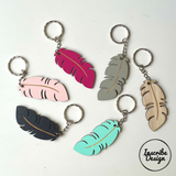 Feather Key Ring