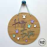 3D Happy Easter Wall Hanging