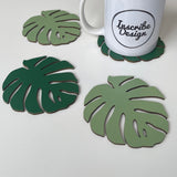 Monstera Leaf Coasters