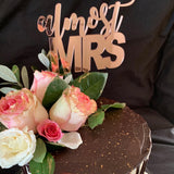 Almost Mrs Cake Topper
