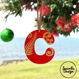 Kiwiana Alphabet Christmas Decorations