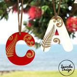 Kiwiana Alphabet Christmas Decorations