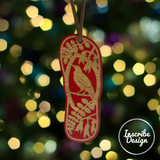 Native Bird Jandal Christmas Decoration