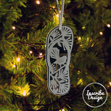 Native Bird Jandal Christmas Decoration