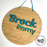 3D Two Names Wall Hanging