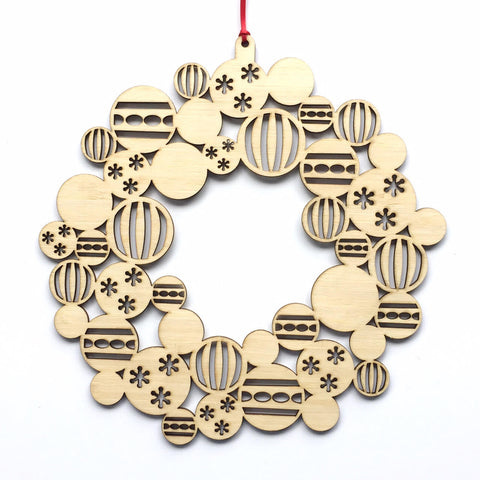 Bamboo Bauble Wreath Sale