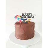 Happy Birthday Cake Topper (Bold)