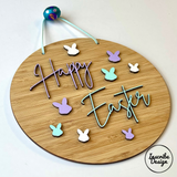 3D Happy Easter Wall Hanging