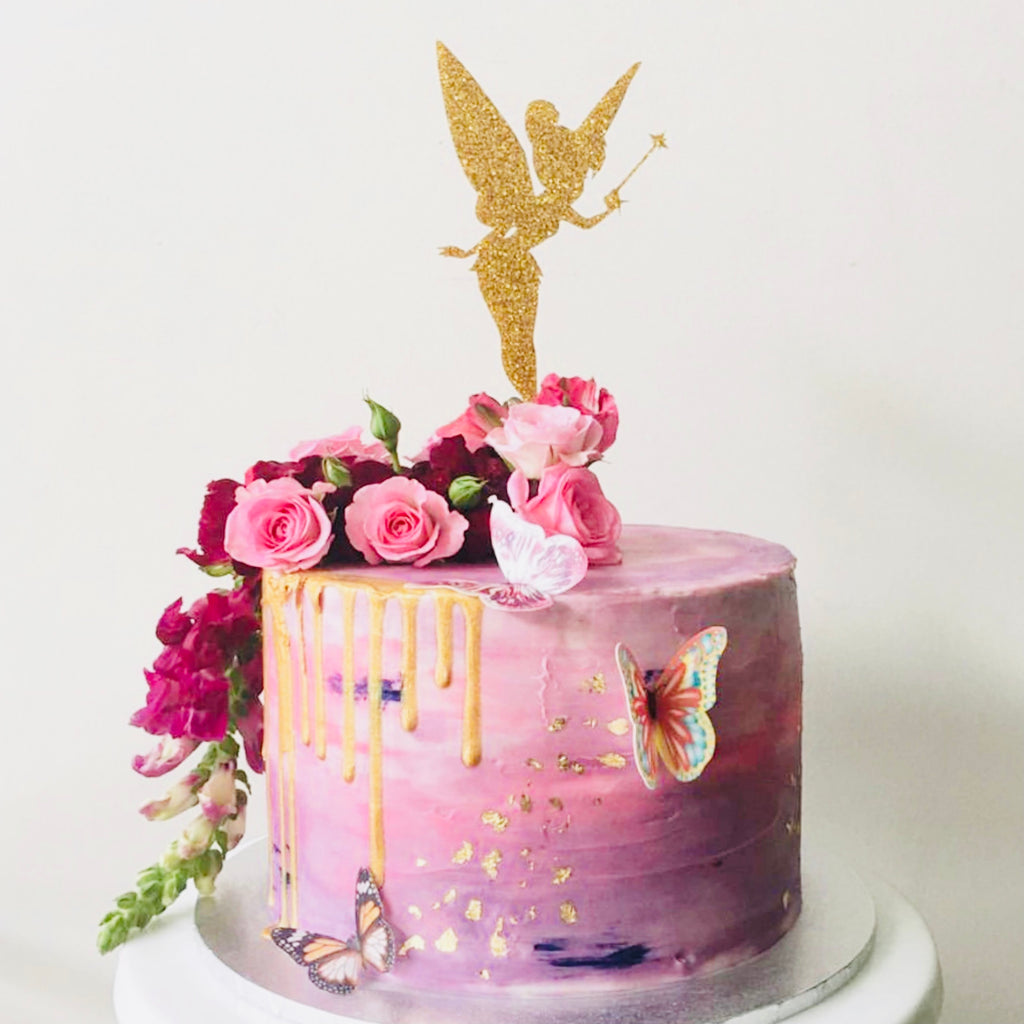Buy Fairy Cake Topper Fairytale Birthday Party Cake Decoration Magical  Fairydust Cake Topper Online in India - Etsy