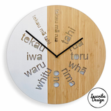 Te Reo Māori Clock