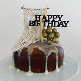 Happy Birthday Cake Topper (Bold)