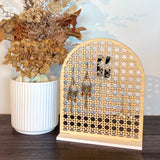 Rattan Arch Earring Stand