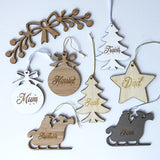 Custom Engraved Christmas Decorations