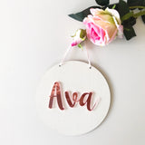 3D Mirror Acrylic Name Wall Hangings