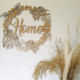 Floral Wreath Wall Hanging