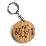 Best Dad Ever Key Ring (Style 1)