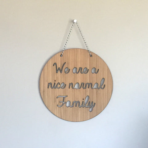 Normal Family Wall Hanging